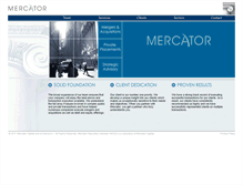 Tablet Screenshot of mercatorcapital.com